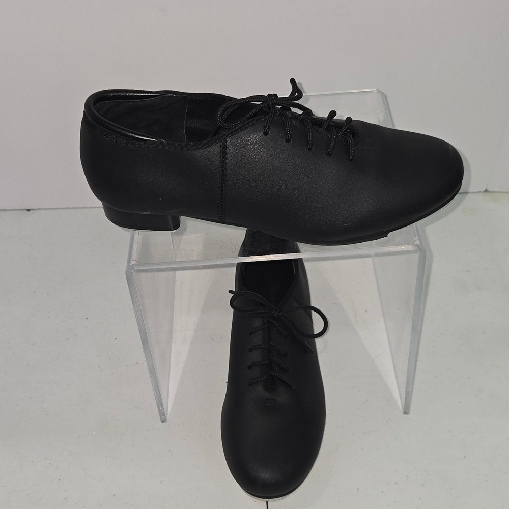 Theatricals T9500 Black Lace Up Tap Shoes women Size 10 Dance Shoes AC705